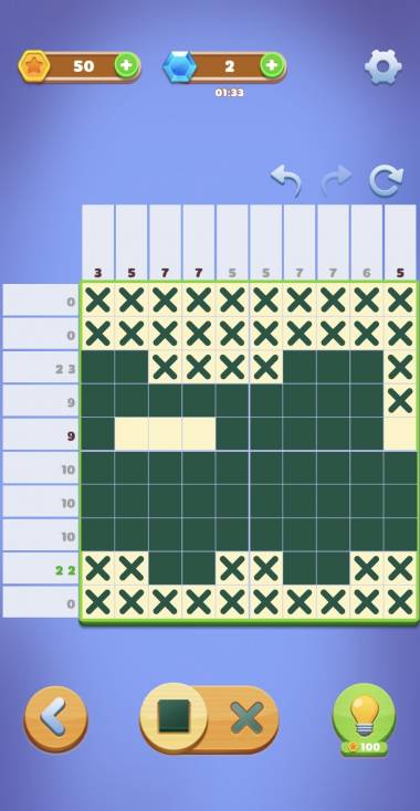 すぐわかる Nonogram ノノグラム アートクロスワード Appliv