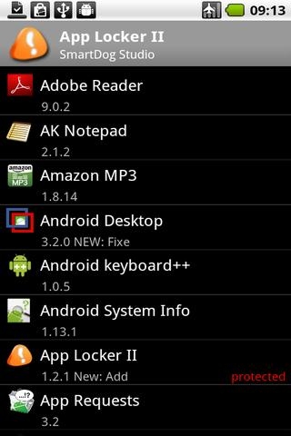 「App Lock II Widget Pro」のスクリーンショット 1枚目