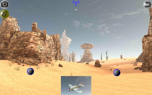 「3Dラジコン飛行機シミュレータ - RC FlightS」のスクリーンショット 1枚目