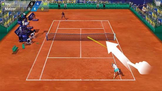 「フリックテニス 3D - Tennis」のスクリーンショット 3枚目