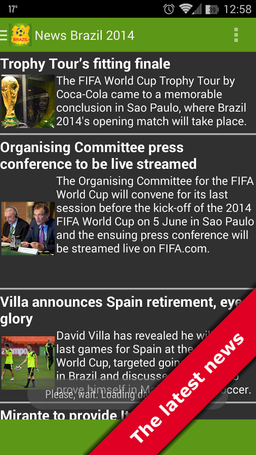 「Brazil 2014. World cup guide」のスクリーンショット 2枚目