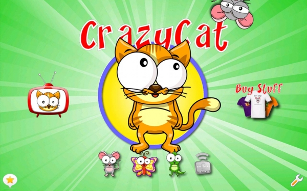 「Crazy Cat - The Game for Cats!」のスクリーンショット 1枚目