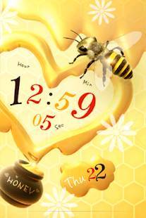 「Honey Bee ライブ壁紙」のスクリーンショット 3枚目