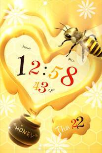 「Honey Bee ライブ壁紙」のスクリーンショット 2枚目