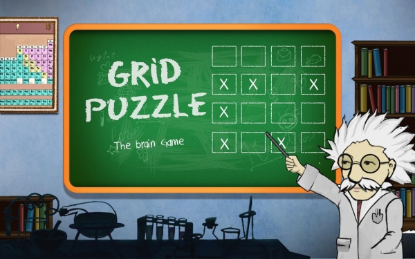 「Grid Puzzle - Logic Brain Game」のスクリーンショット 1枚目