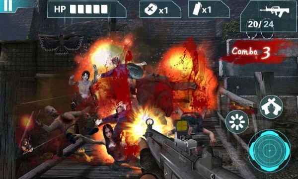 「Zombie Sniper- City Game3D」のスクリーンショット 3枚目