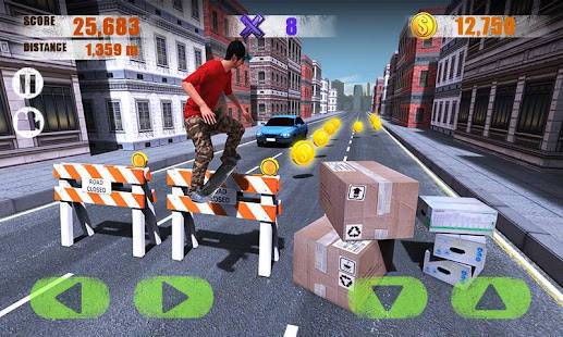 「Street Skater 3D」のスクリーンショット 2枚目