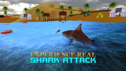 「怒っているシャークアタックシミュレータ - キラー捕食シミュレーションゲーム」のスクリーンショット 2枚目