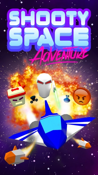 「Shooty Space Adventure : endless retro arcade spaceship shooter」のスクリーンショット 1枚目