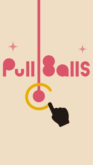 「PullBalls 物理パズル」のスクリーンショット 1枚目