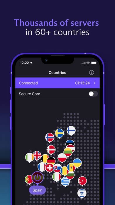 「Proton VPN: Fast & Secure」のスクリーンショット 2枚目