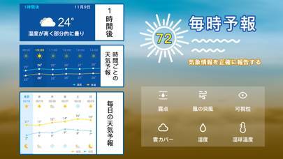 「天気に正確な天気アプリ」のスクリーンショット 2枚目