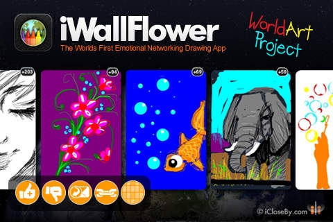 「iWallFlower HD - World Art Project - Participate!」のスクリーンショット 2枚目