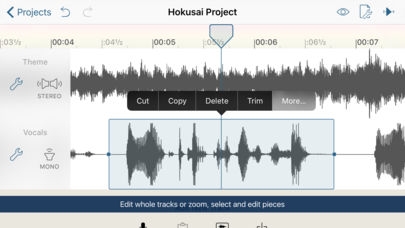 「Hokusai Audio Editor」のスクリーンショット 2枚目