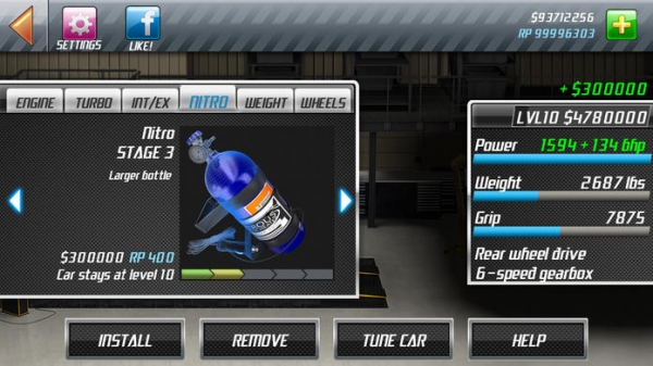 「Nitro Nation Drag Racing」のスクリーンショット 3枚目