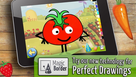 「果物や野菜: 子供のためのゲーム 赤ちゃん - 無料 - 教育の」のスクリーンショット 1枚目