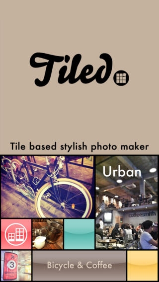 「Tiled - modern frame app」のスクリーンショット 1枚目