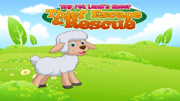 「小さなペット子羊の羊泥棒のエスケープおよび救助 : Tiny Pet Lamb’s Sheep Thief Escape and Rescue」のスクリーンショット 1枚目