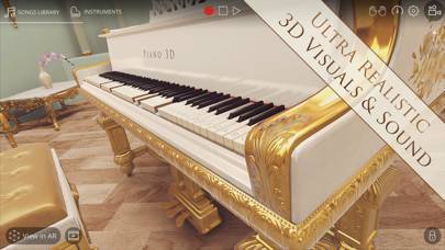 「Piano 3D - Real ピアノ AR App」のスクリーンショット 1枚目