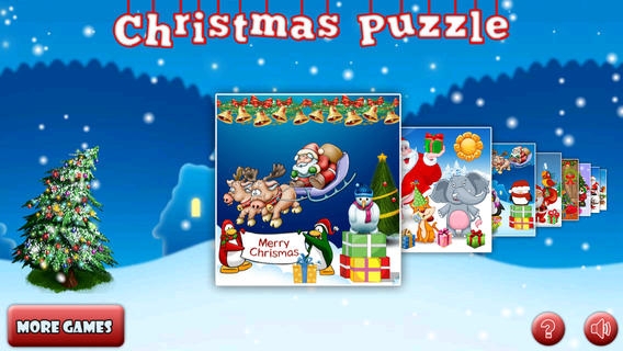 「Amazing Santa jigsaw puzzle - free kids games」のスクリーンショット 3枚目