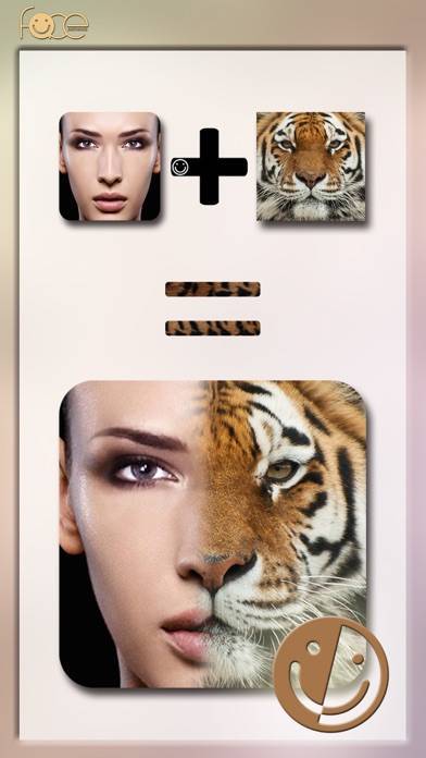 「InstaFace:face eyes blend morph with animal effect」のスクリーンショット 2枚目