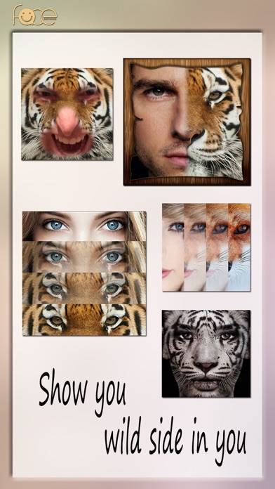 「InstaFace:face eyes blend morph with animal effect」のスクリーンショット 1枚目