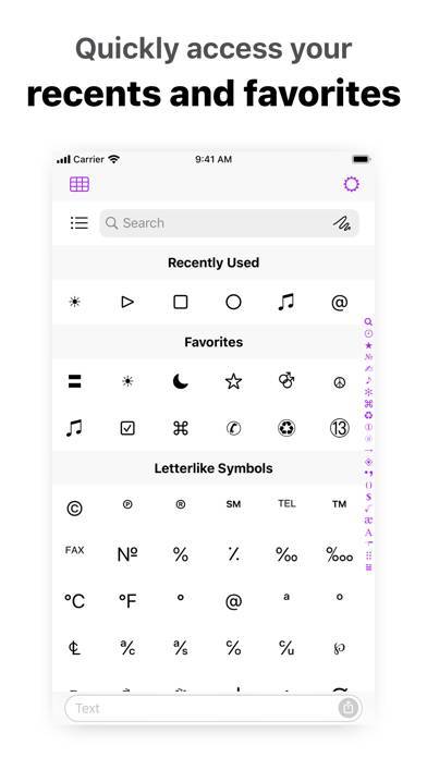 「UniChar — Unicode Keyboard」のスクリーンショット 3枚目