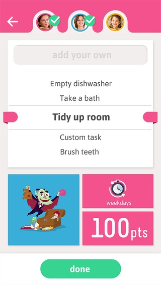 「Funifi DO - Makes Chores Fun by Motivating Kids To Do Their Tasks - An App For Your Whole Family」のスクリーンショット 2枚目