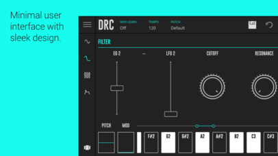 「DRC - Polyphonic Synthesizer」のスクリーンショット 2枚目