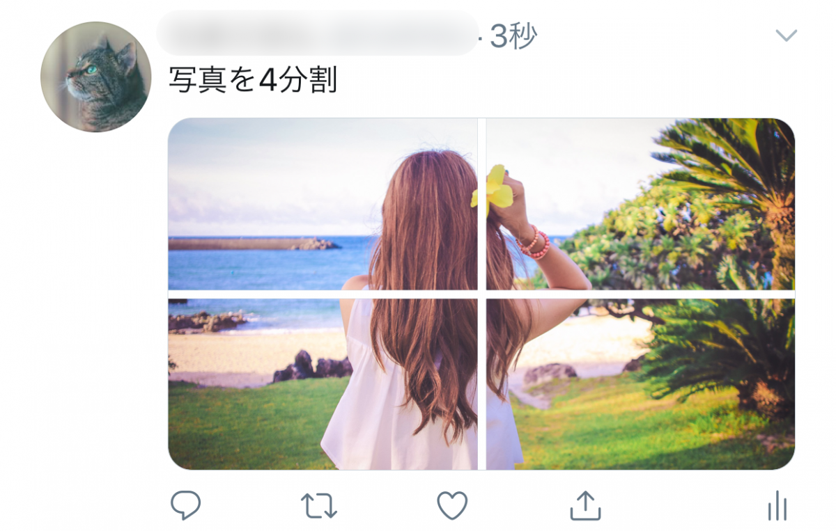 Twitterに画像を4分割して投稿するやり方 Tweetsplit で誰でも簡単に Appliv Topics