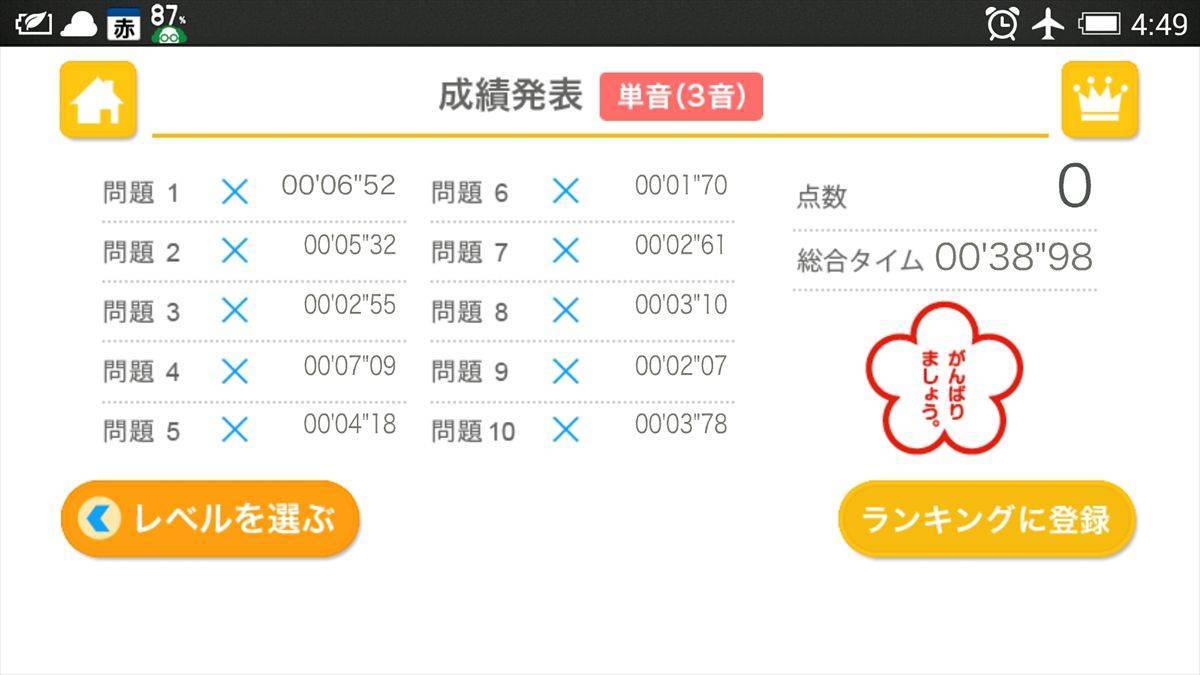 音感クイズ 絶対音感ってすごい このゲームでそれを実感しよう Appliv Topics