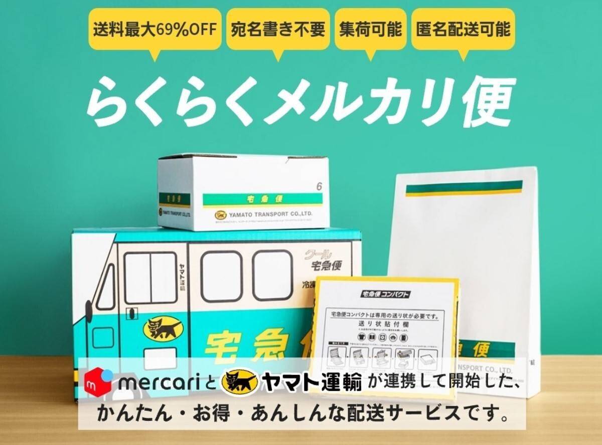 らくらくメルカリ便の送り方 送料・梱包サイズ・到着日数 箱は
