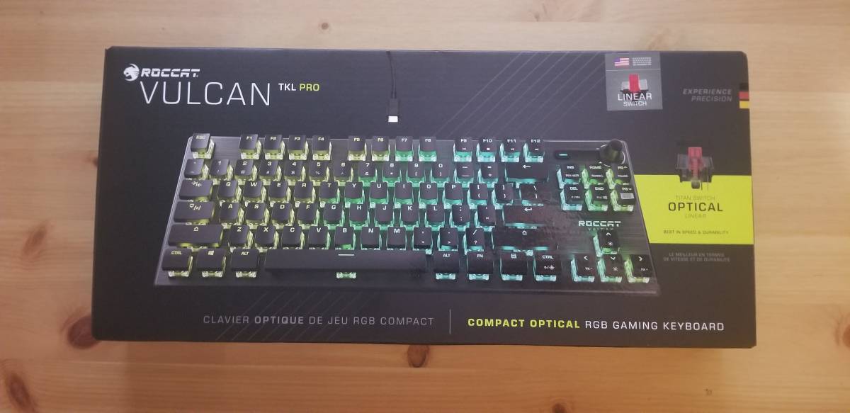 Roccat製 Vulcan Tkl Pro をレビュー 光学式スイッチを採用した実用性の高いキーボード Appliv Topics