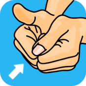 Androidアプリ「指でやるあのゲーム ～暇つぶし親指バトル～」のアイコン