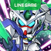 Androidアプリ「LINE: ガンダム ウォーズ　ニュータイプ！突撃バトルゲーム！歴代のモビルスーツで大戦！」のアイコン
