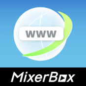 Androidアプリ「高速検索エンジン搭載：MixerBoxプライバシーブラウザ」のアイコン