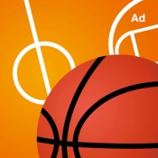 iPhone、iPadアプリ「バスケットボール手帳」のアイコン