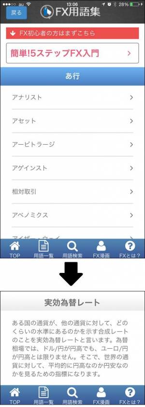 Appliv Fx用語集 説明漫画付き