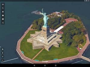 Androidアプリ「Google Earth」のスクリーンショット 4枚目