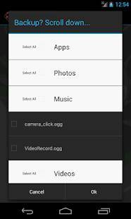 Androidアプリ「My Backup Pro」のスクリーンショット 4枚目