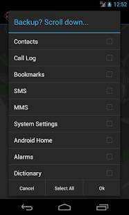 Androidアプリ「My Backup Pro」のスクリーンショット 2枚目
