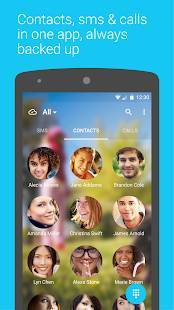 Androidアプリ「Contacts+ | アドレス帳 & ダイアラー」のスクリーンショット 1枚目