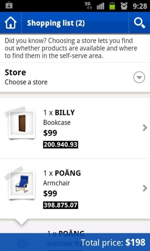 Androidアプリ「IKEA」のスクリーンショット 5枚目