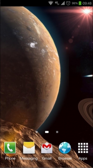 すぐわかる Planetscape 3d Live Wallpaper Appliv