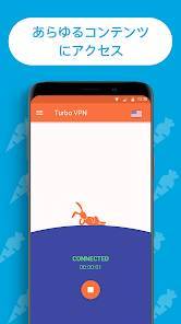 Androidアプリ「Turbo VPNプロバイダー安全wifiプロキシー」のスクリーンショット 3枚目