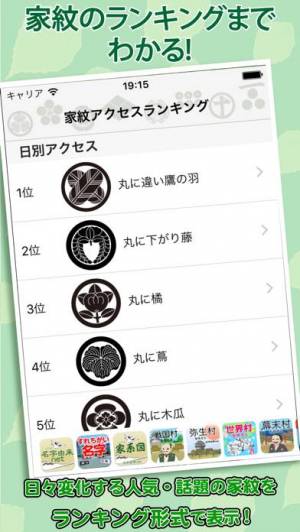すぐわかる 家紋 日本no 1 8 000種以上のデータ Appliv