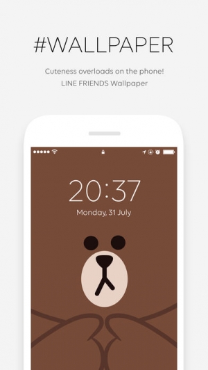 Line Friends 待ち受け画像 Gif画像のスクリーンショット 2枚目 Iphoneアプリ Appliv