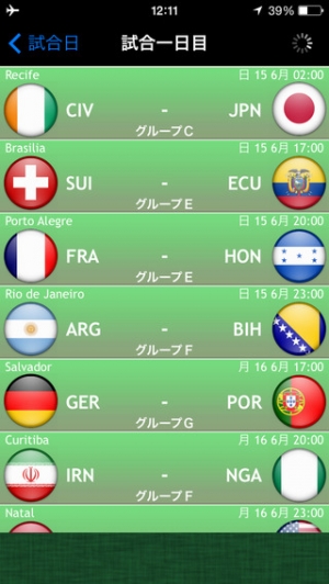 Appliv ワールドカップ カレンダー14 W杯の最新ニュースをお届けする アプリ