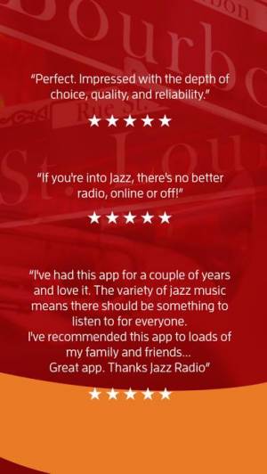 iPhone、iPadアプリ「Jazz Radio - Enjoy Great Music」のスクリーンショット 5枚目