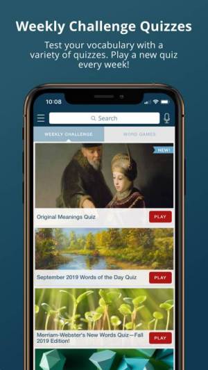 iPhone、iPadアプリ「Merriam-Webster Dictionary」のスクリーンショット 4枚目